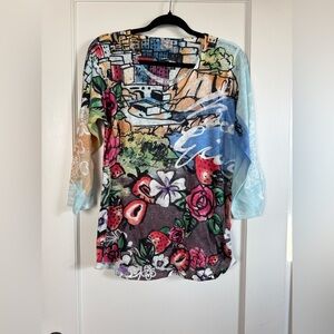 Colorful Graphic Women's Top
